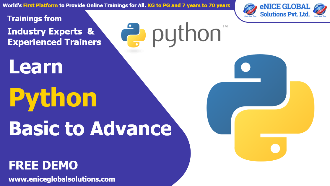 eNice PYTHON - Basic to Advance Free Demo