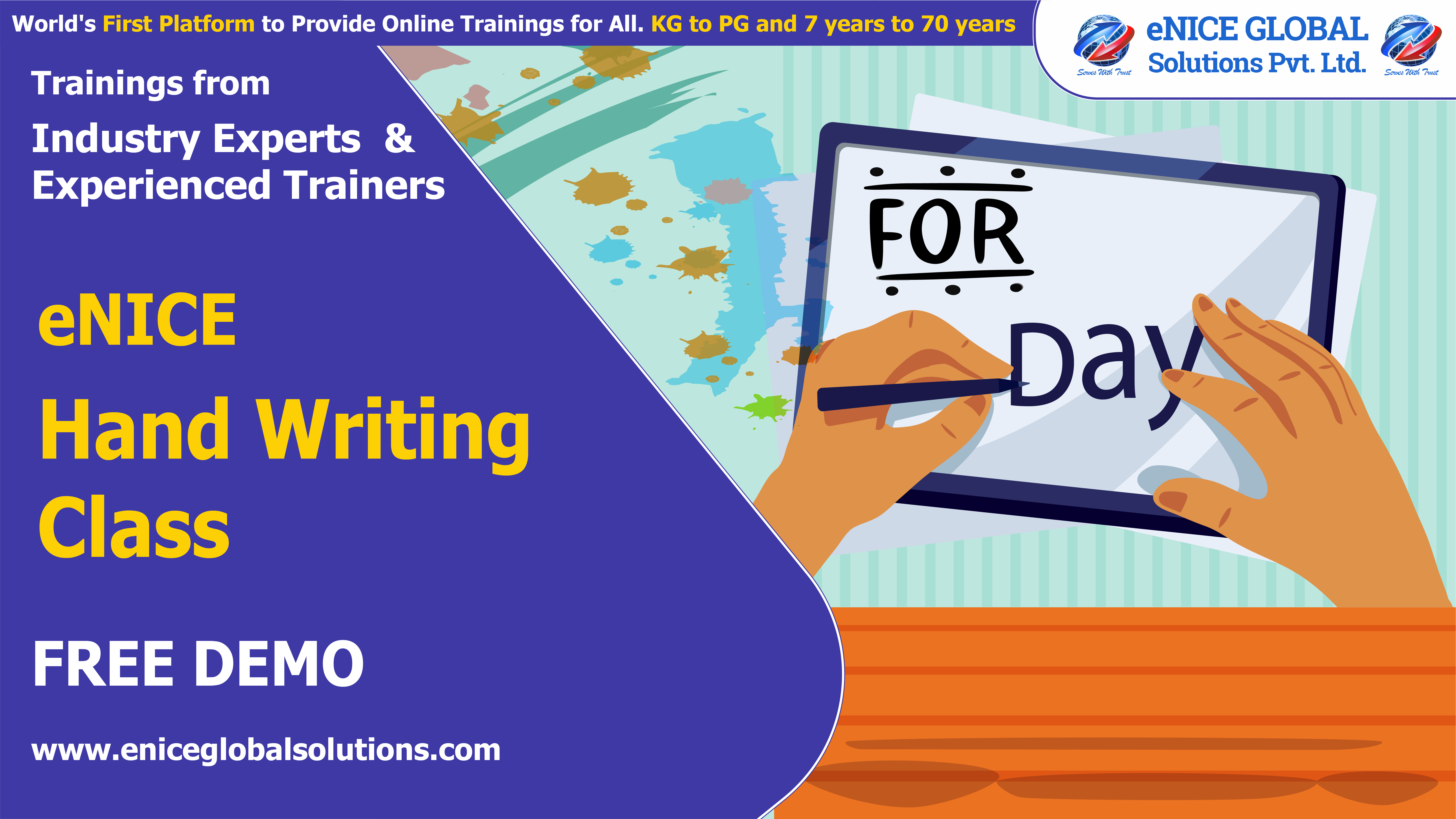 eNICE HANDWRITING FREE DEMO