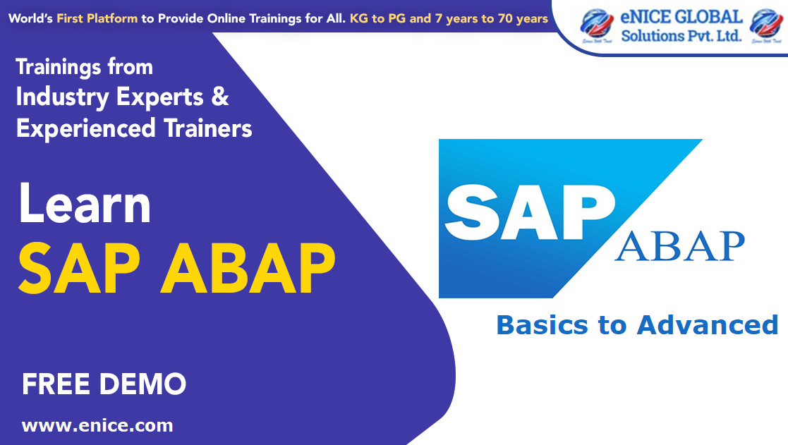 eNice SAP ABAP (Basic to Advanced) Free Demo