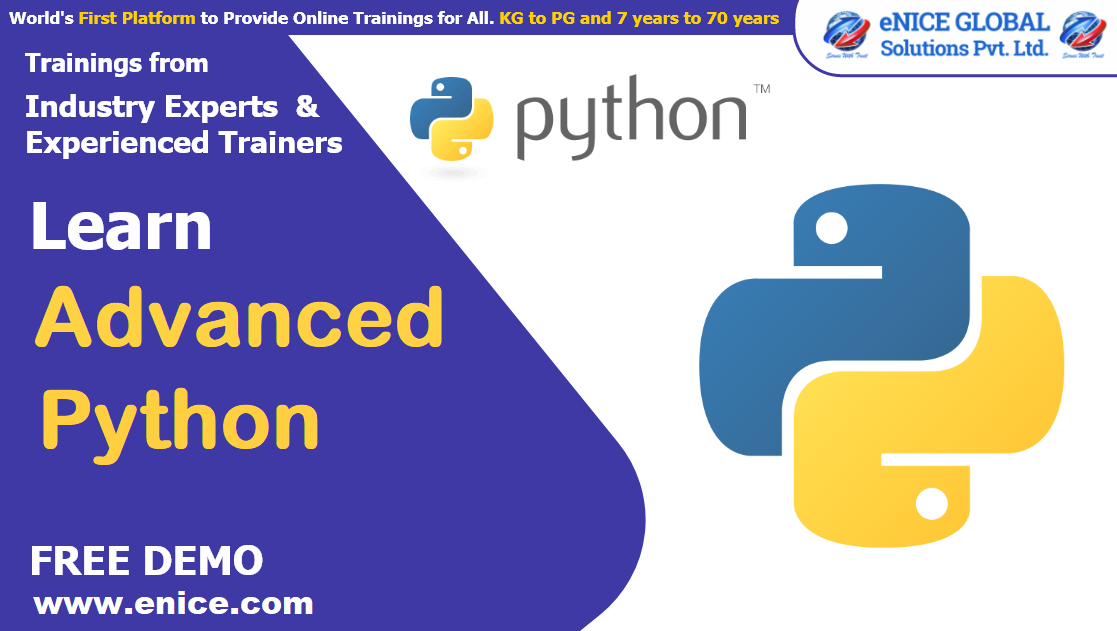 eNICE ADVANCED PYTHON TRAINING Free Demo